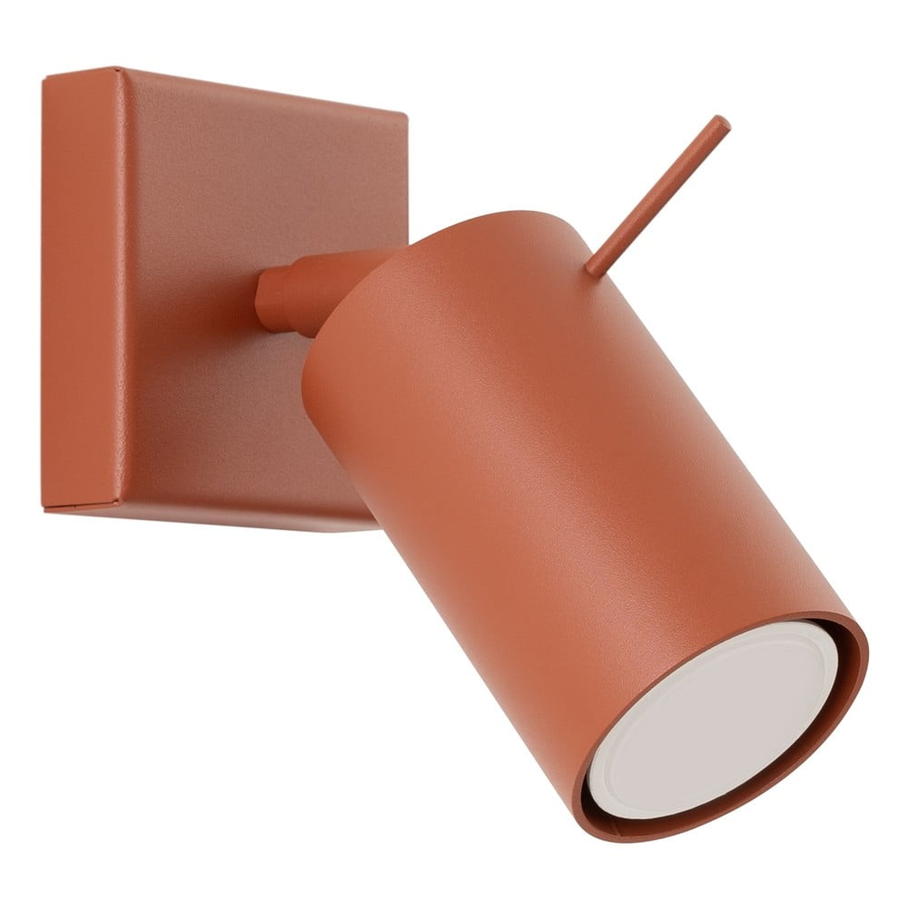Bodové svietidlo v tehlovej farbe 8x16 cm Etna – Sollux