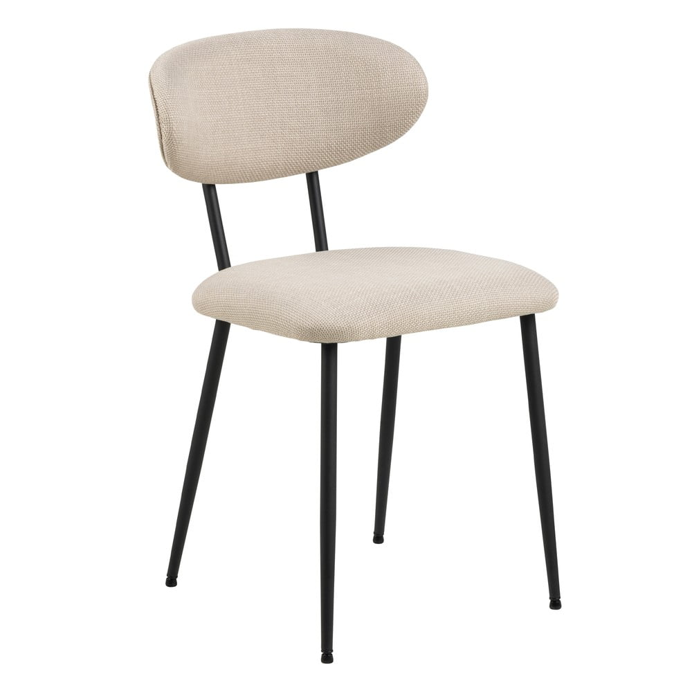 Krémové jedálenské stoličky v súprave 2 ks Denise – Actona