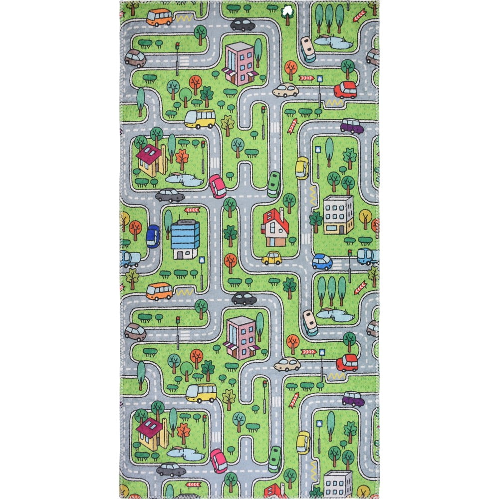 Zelený detský koberec 160x230 cm Green Neighborhood – Vitaus