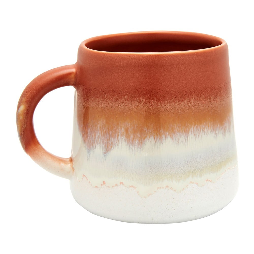 Hrnček v terakotovej farbe z kameniny 360 ml Mojave – Sass & Belle