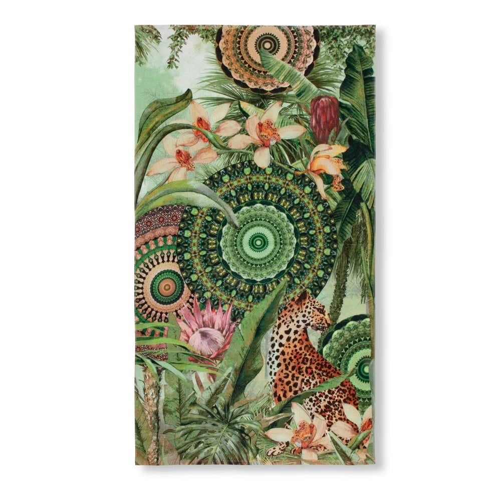 Zelená plážová osuška 100x180 cm – HIP