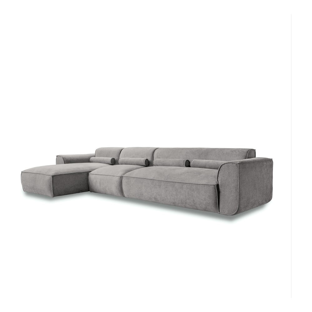 Svetlosivá rohová pohovka (ľavý roh) Flex Felix – Miuform