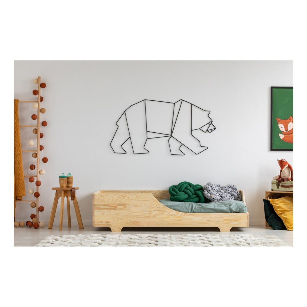 Detská posteľ z borovicového dreva Adeko BOX 4