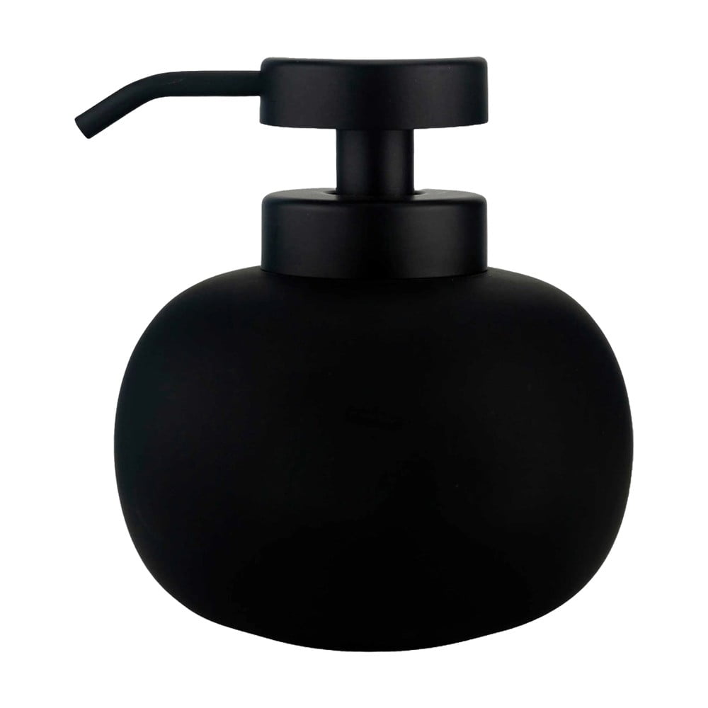 Čierny keramický dávkovač mydla 200 ml Lotus - Mette Ditmer Denmark