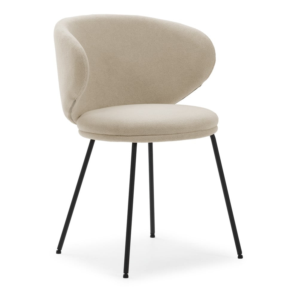 Béžové čalúnené jedálenské kreslá v súprave 2 ks Rush – Marckeric