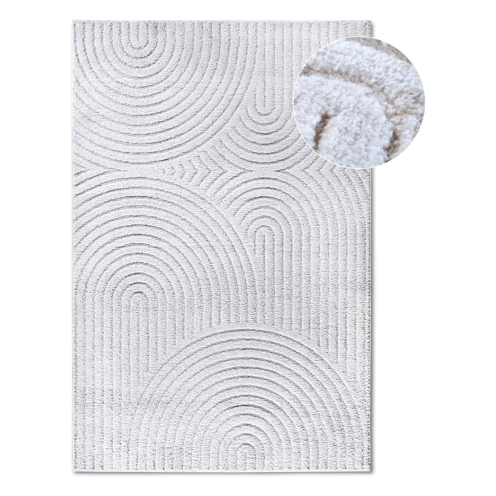 Biely koberec 80x120 cm Panglao New York White – Elle Decoration