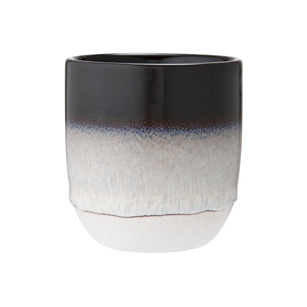 Čierno-biely kameninový hrnček Ladelle Cafe