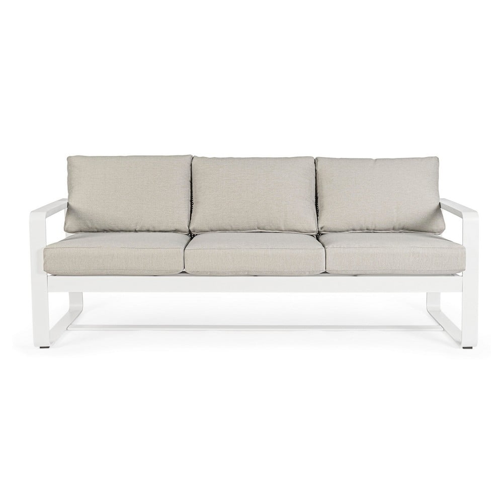 Biela hliníková záhradná pohovka Merrigan – Bizzotto