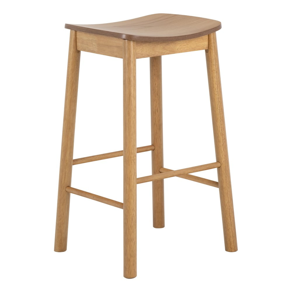 Barová stolička v prírodnej farbe (výška sedadla 74