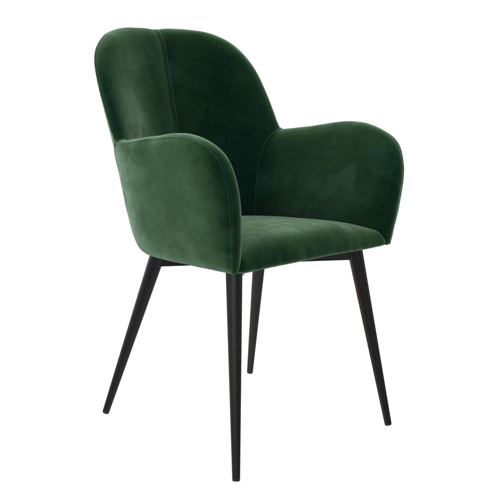 Zelené čalúnené jedálenské kreslo Fitz – Støraa