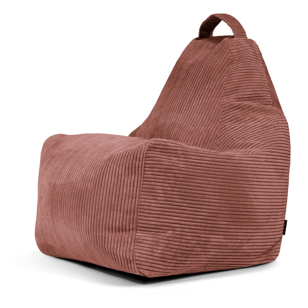 Menčestrový sedací vak v tehlovej farbe Play Amuse – SLOWDOWN