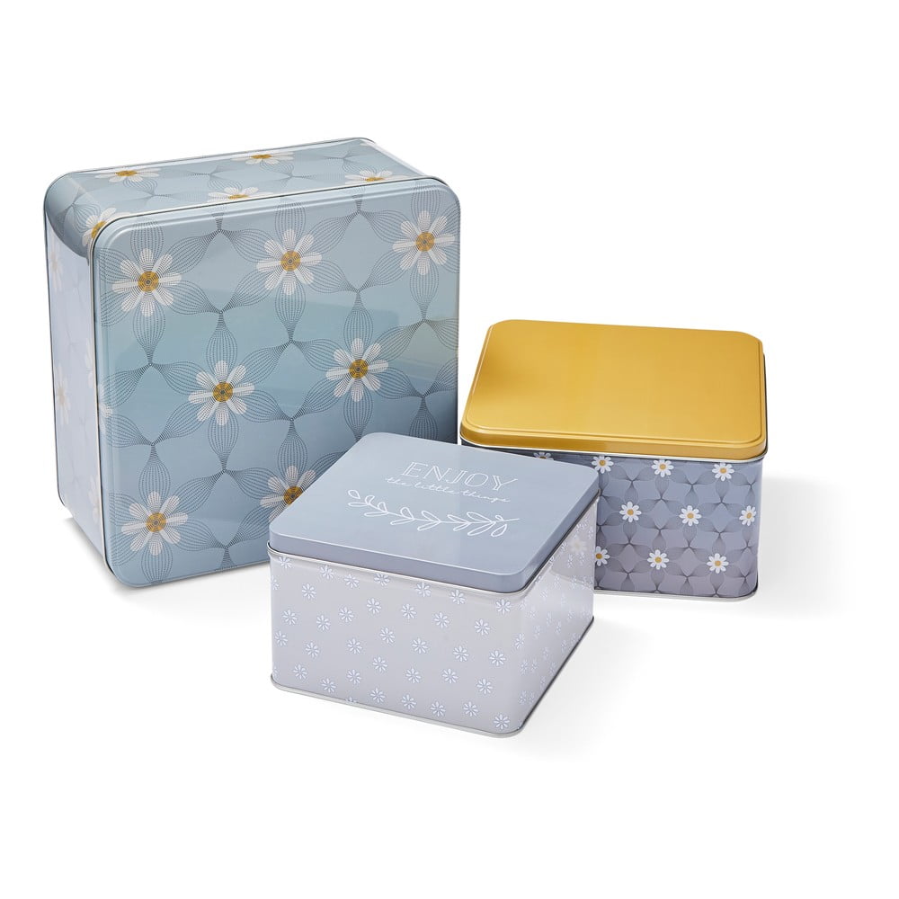 Oceľové dózy v súprave 3 ks na cukrovinky Purity – Cooksmart ®