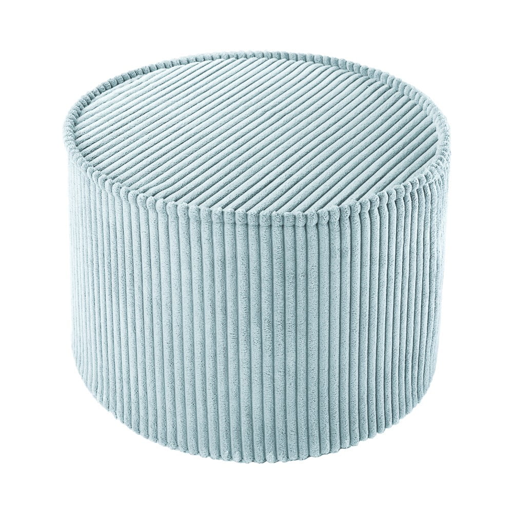 Menčestrový detský puf v mentolovej farbe – Wigiwama