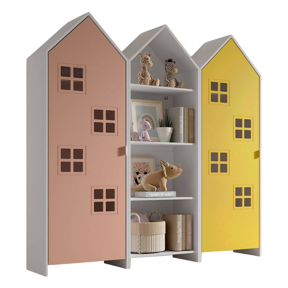 Otvorená detská šatníková skriňa 173x171