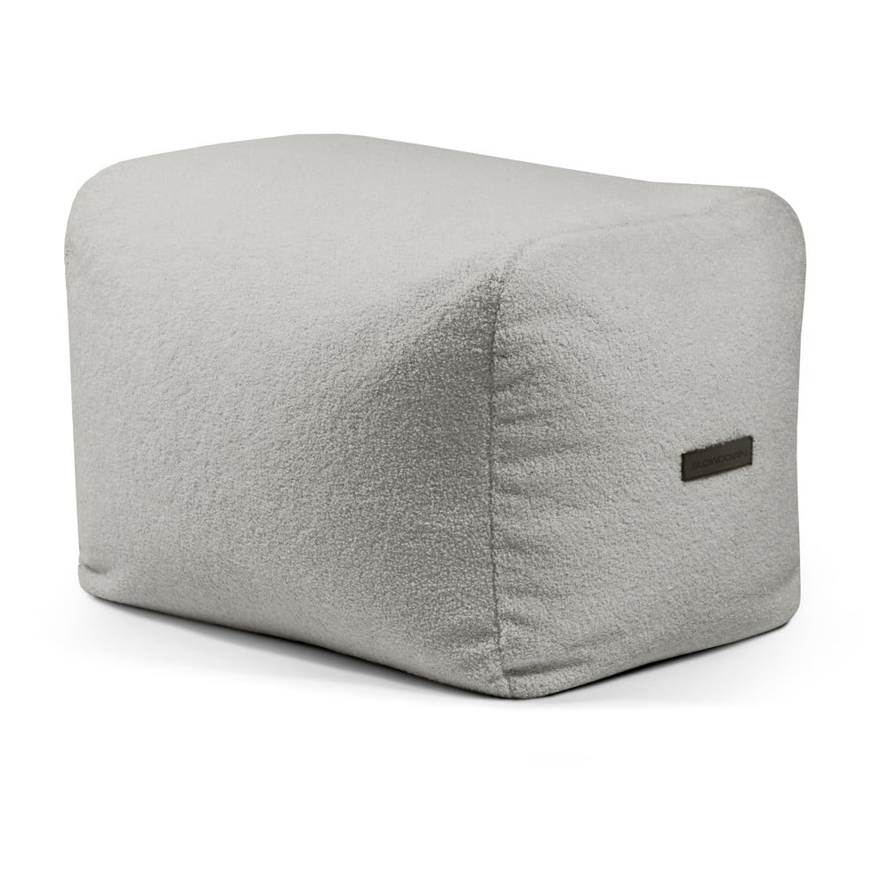 Svetlosivý sedací vak z textílie buklé Plus 70 Lounge – SLOWDOWN