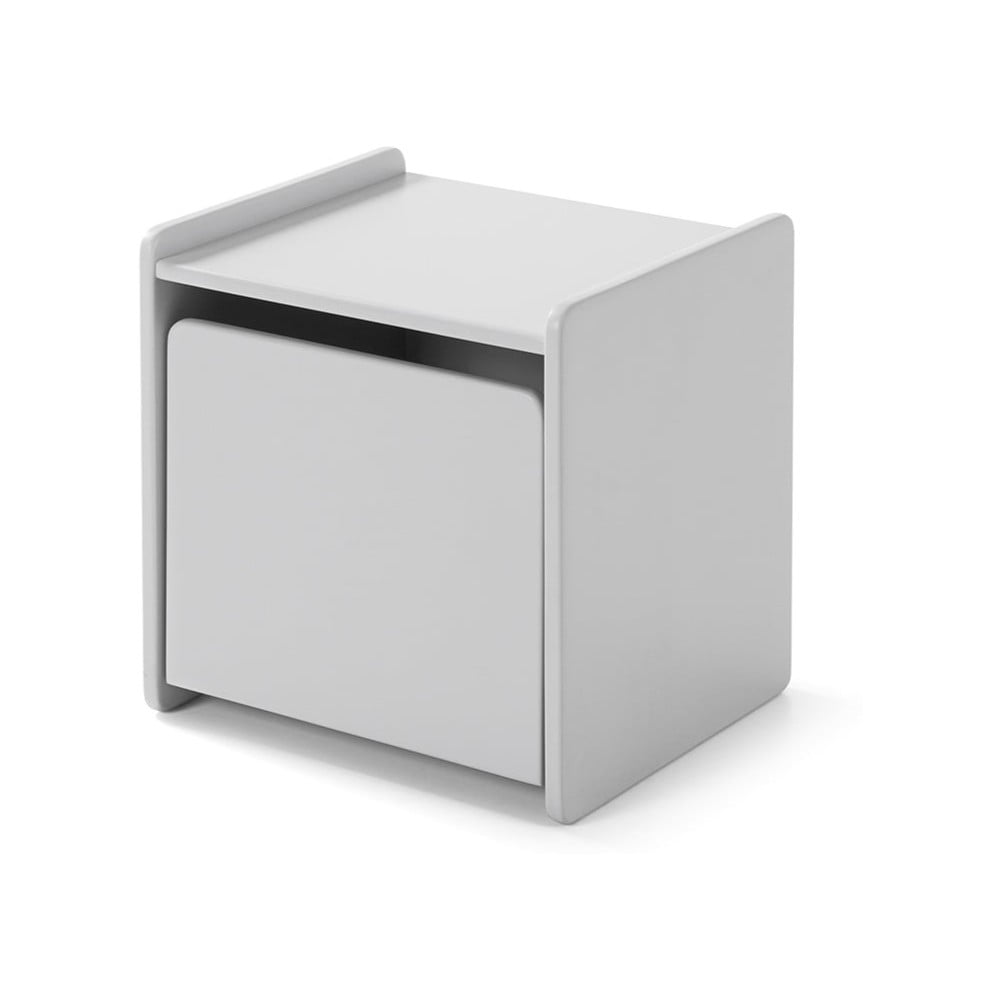 Sivý nočný stolík Vipack Kiddy