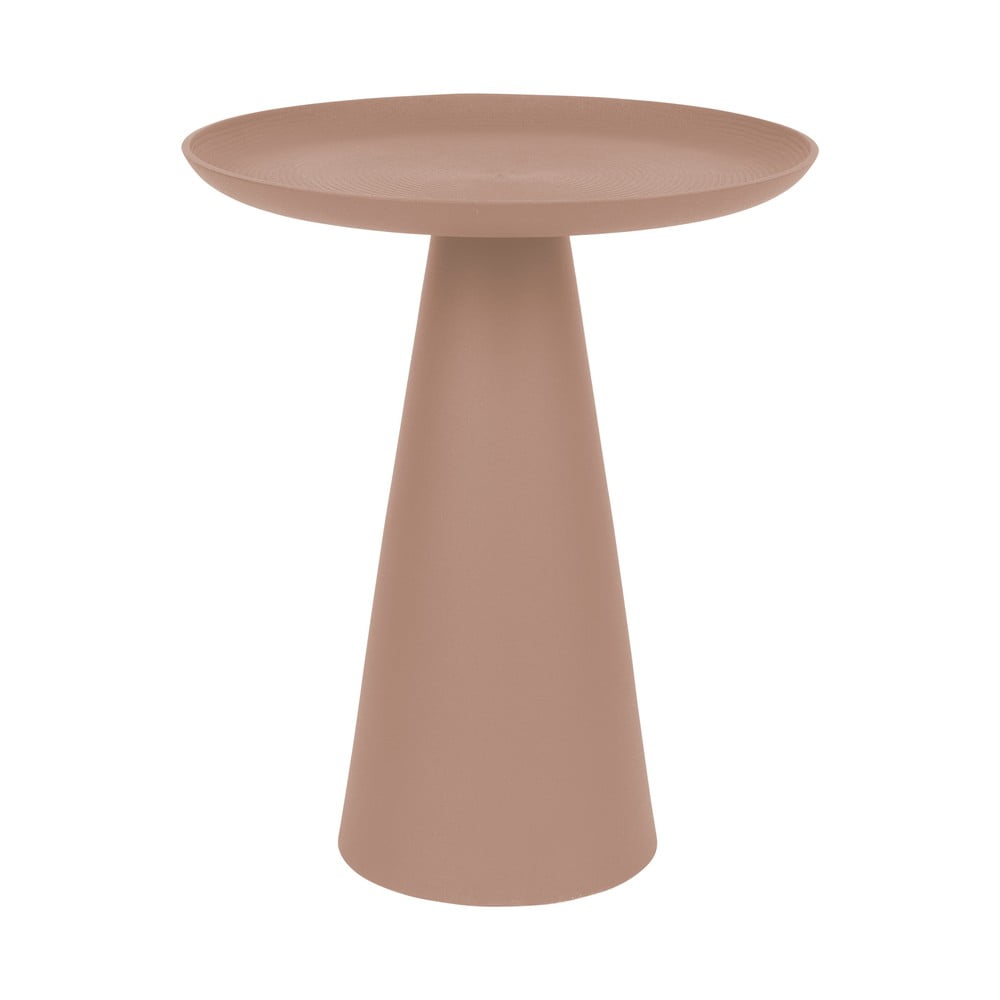 Kovový okrúhly odkladací stolík ø 34