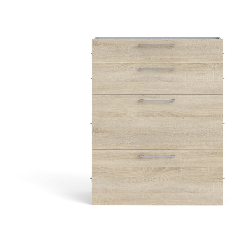 Komponent - zásuvky v dekore duba v prírodnej farbe 84x105 cm Prima - Tvilum