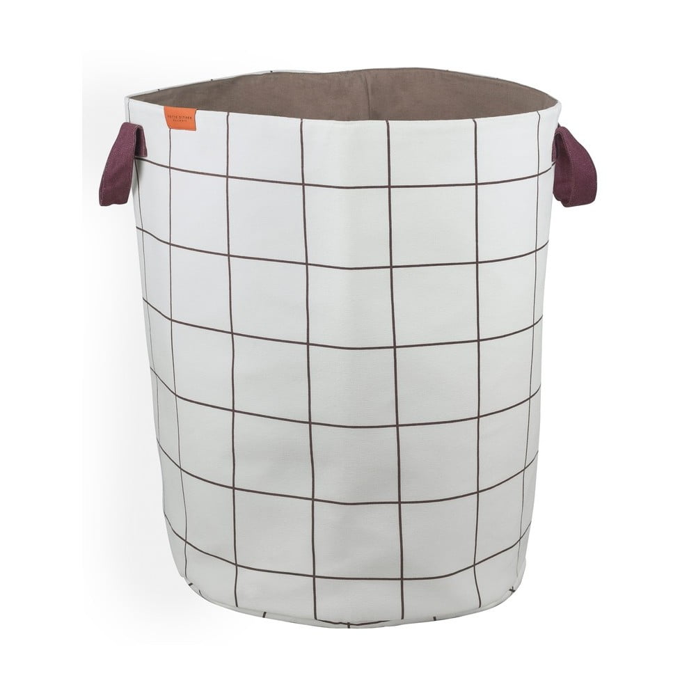 Krémový látkový kôš na bielizeň 5 l Mesh – Mette Ditmer Denmark