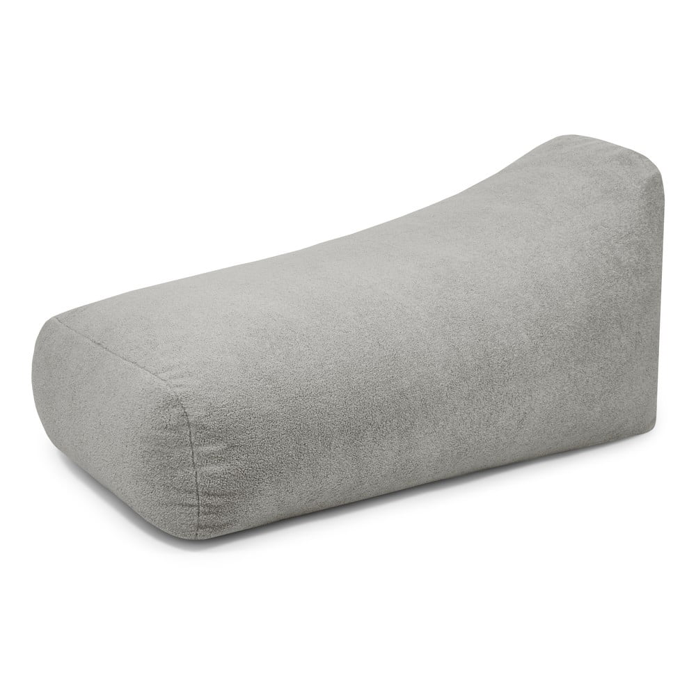 Svetlosivý sedací vak z textílie buklé Snug Long 140 – SLOWDOWN