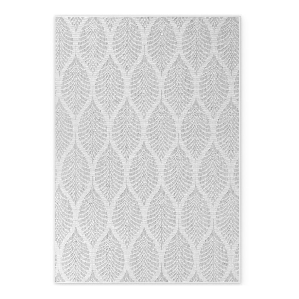 Vnútorný a vonkajší koberec v sivej a slonovinovej farbe 120x170 cm Duet Liora – NORTHRUGS