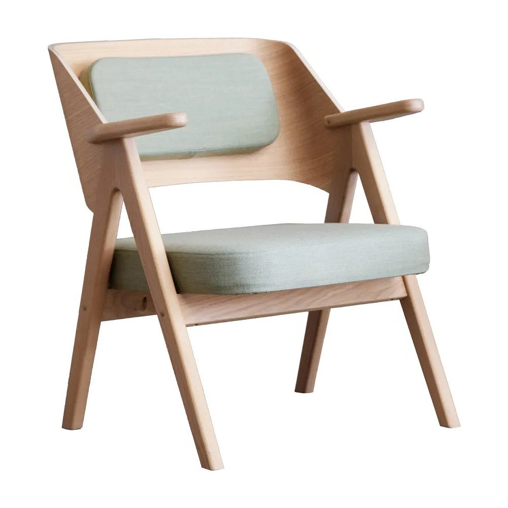 Svetlozelené dubové kreslo Findahl by Hammel