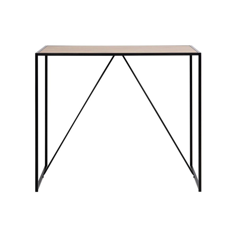 Čierno-hnedý barový stolík Actona Seaford