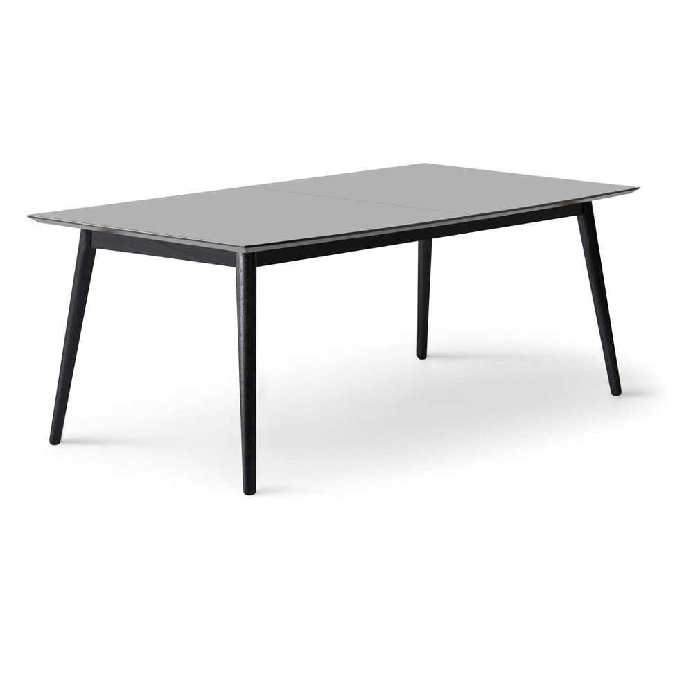 Čierno-antracitový rozkladací jedálenský stôl 100x210 cm Meza – Hammel Furniture