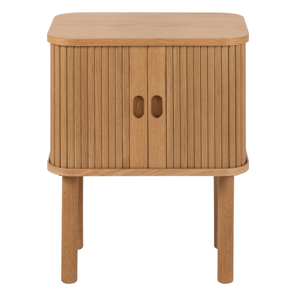 Nočný stolík v dekore duba v prírodnej farbe Langley – Actona