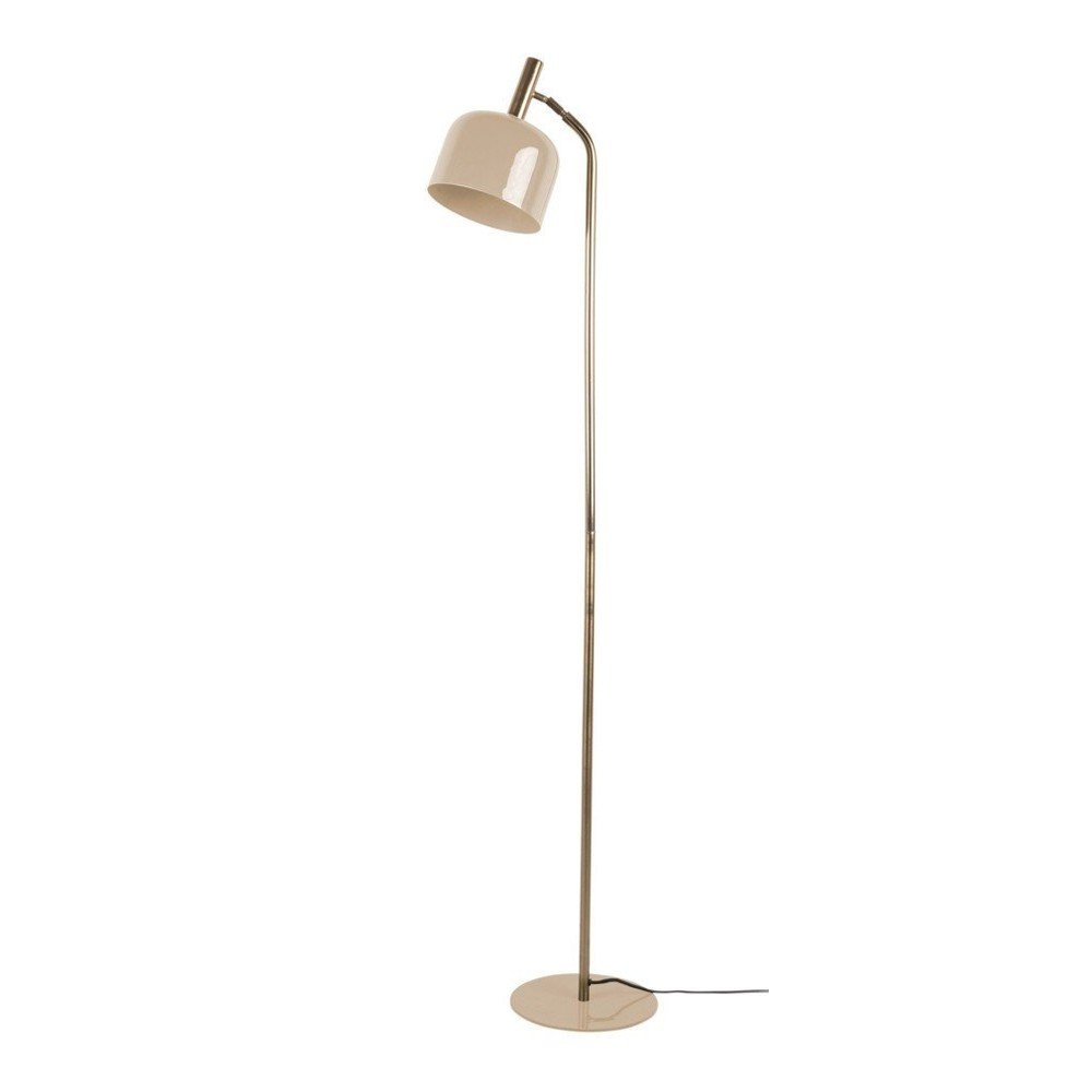 Svetlohnedá stojaca lampa s kovovým tienidlom (výška 164 cm) Smart – Leitmotiv