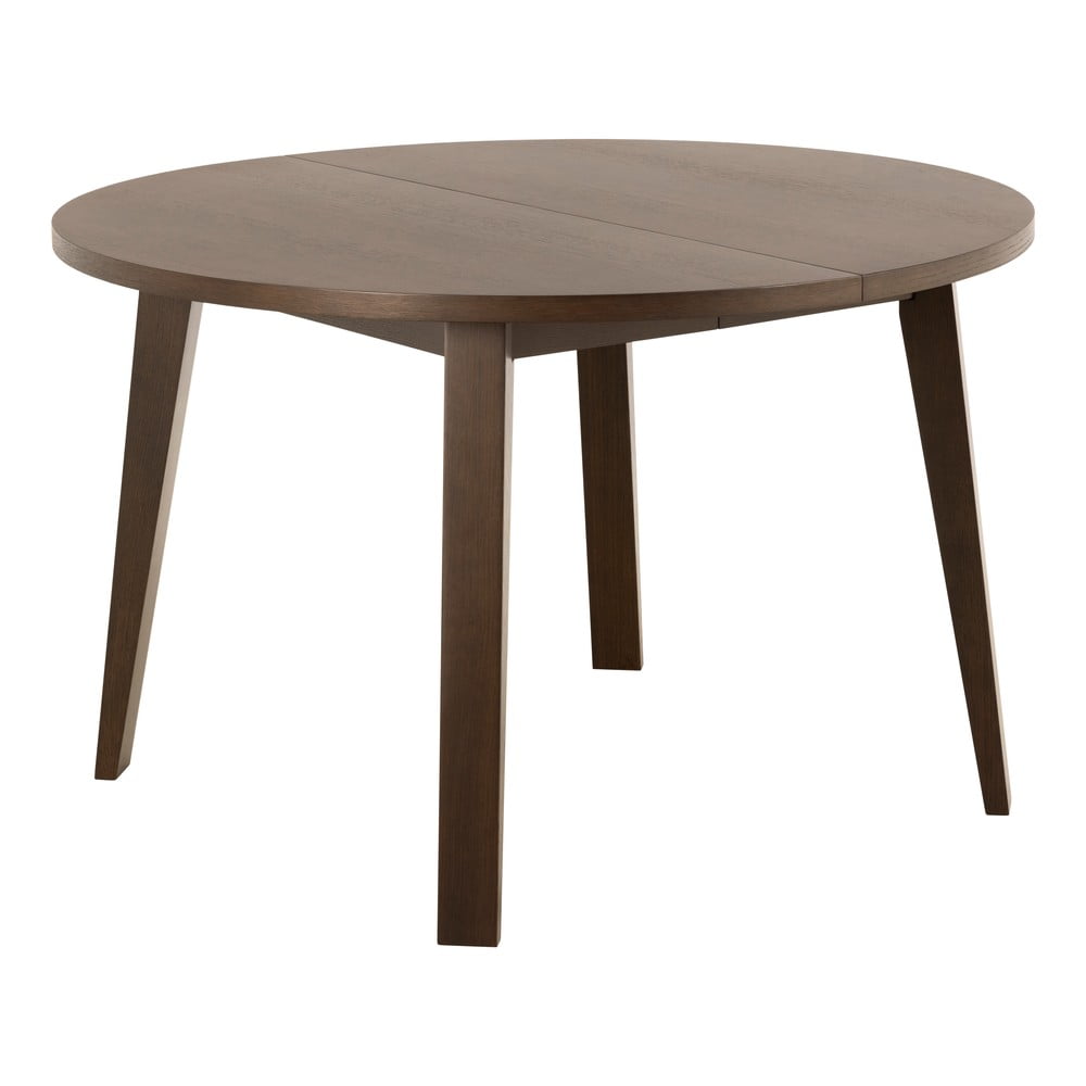 Okrúhly rozkladací jedálenský stôl s prídavnou doskou v dekore duba ø 120 cm A-Line – Actona