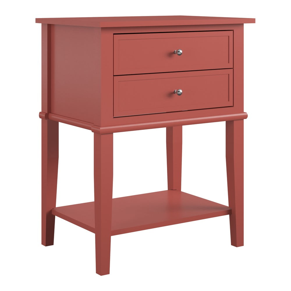 Nočný stolík v tehlovej farbe Franklin – Støraa