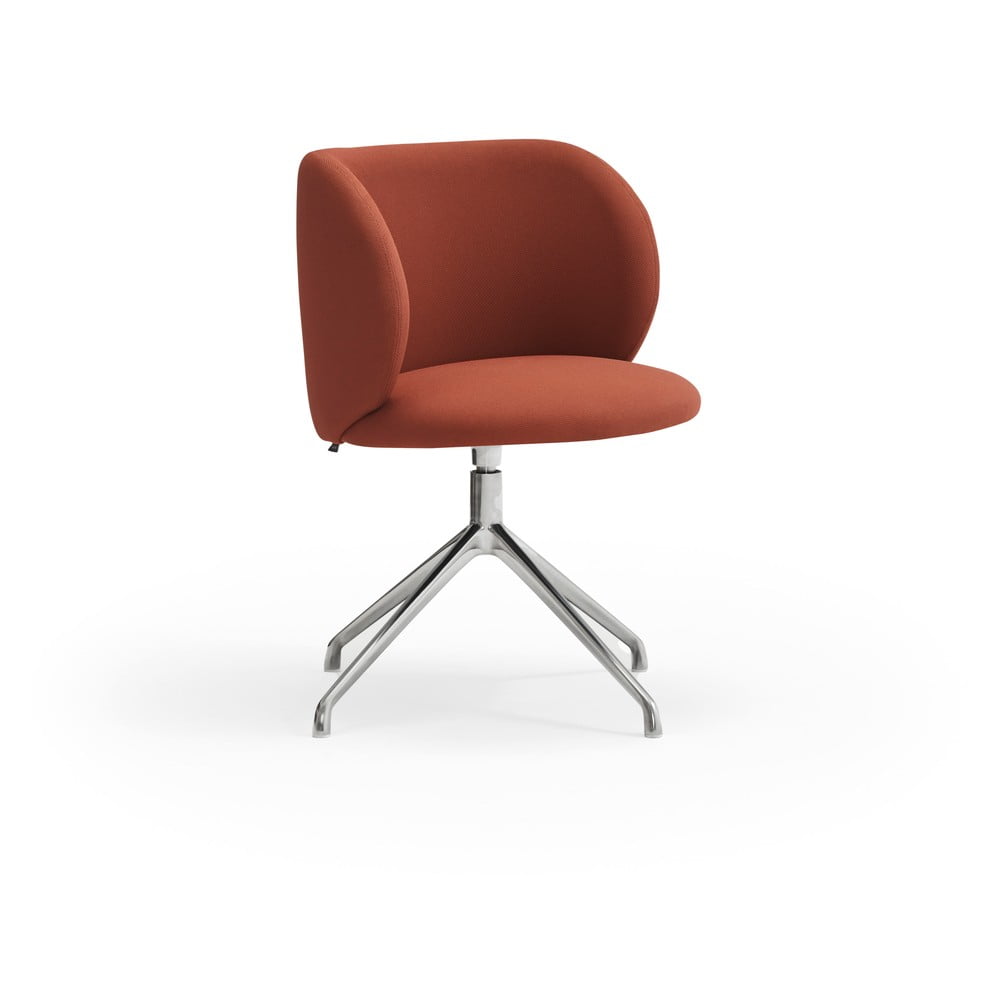 Čalúnené jedálenské kreslo v tehlovej farbe Mogi – Teulat