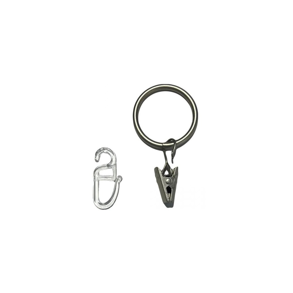 Krúžky na záclony s háčikom v súprave 10 ks - SP TREND