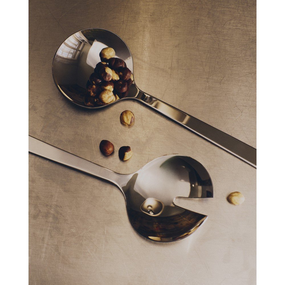 Šalátový príbor 2 ks z nehrdzavejúcej ocele Nirela – Kave Home