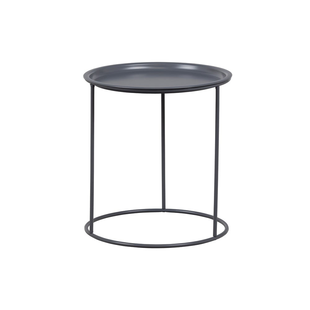 Svetlosivý odkladací stolík WOOOD Ivar