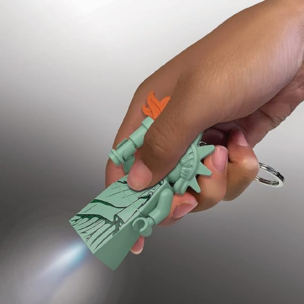 Zelená kľúčenka so svietidlom Statue of Liberty – LEGO®