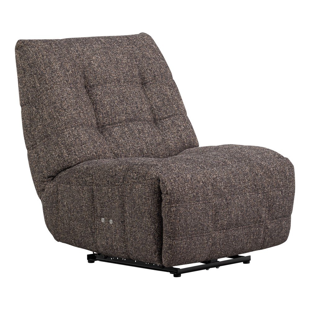 Antracitové polohovacie relaxačné kreslo Hein – WOOOD