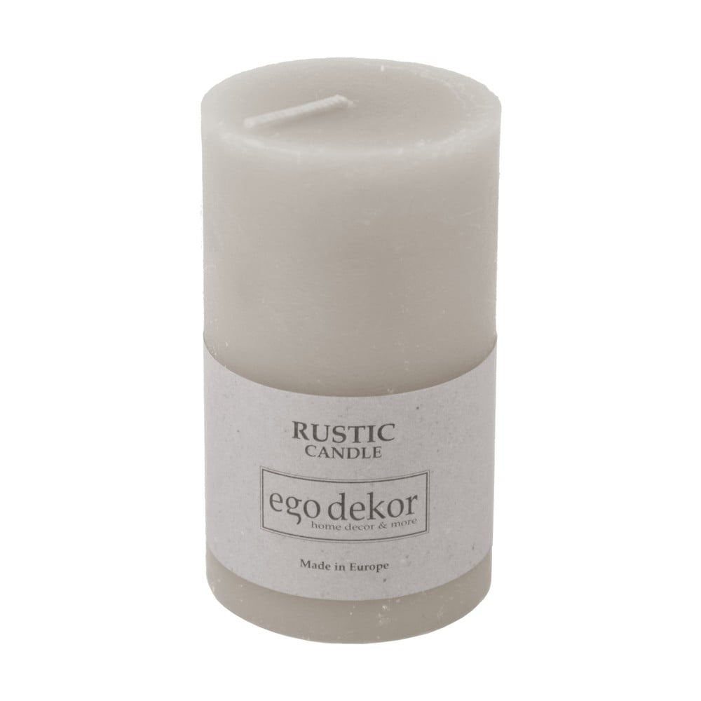 Hnedá sviečka Rustic candles by Ego dekor Rust