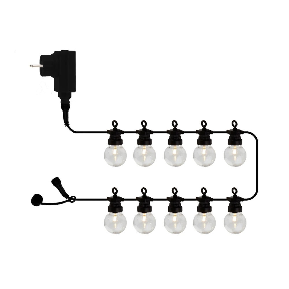 Svetelná reťaz počet žiaroviek 10 ks dĺžka 300 cm Lucas Clear – Sirius