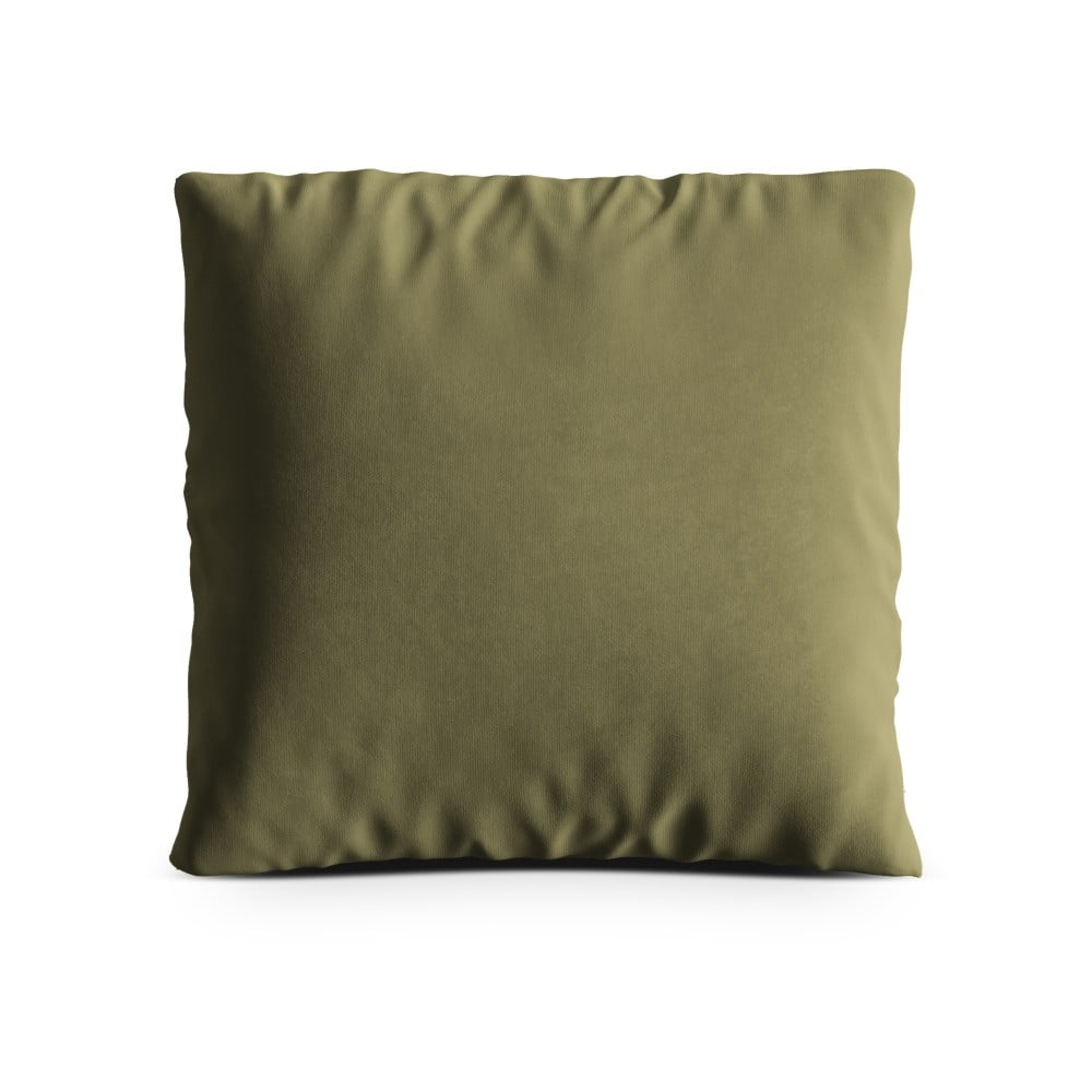 Zelený zamatový vankúš na gauč Kemi – Cosmopolitan Design