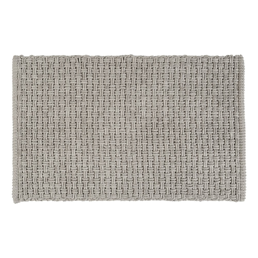 Sivá textilná kúpeľňová predložka 50x80 cm Ecoli – Wenko