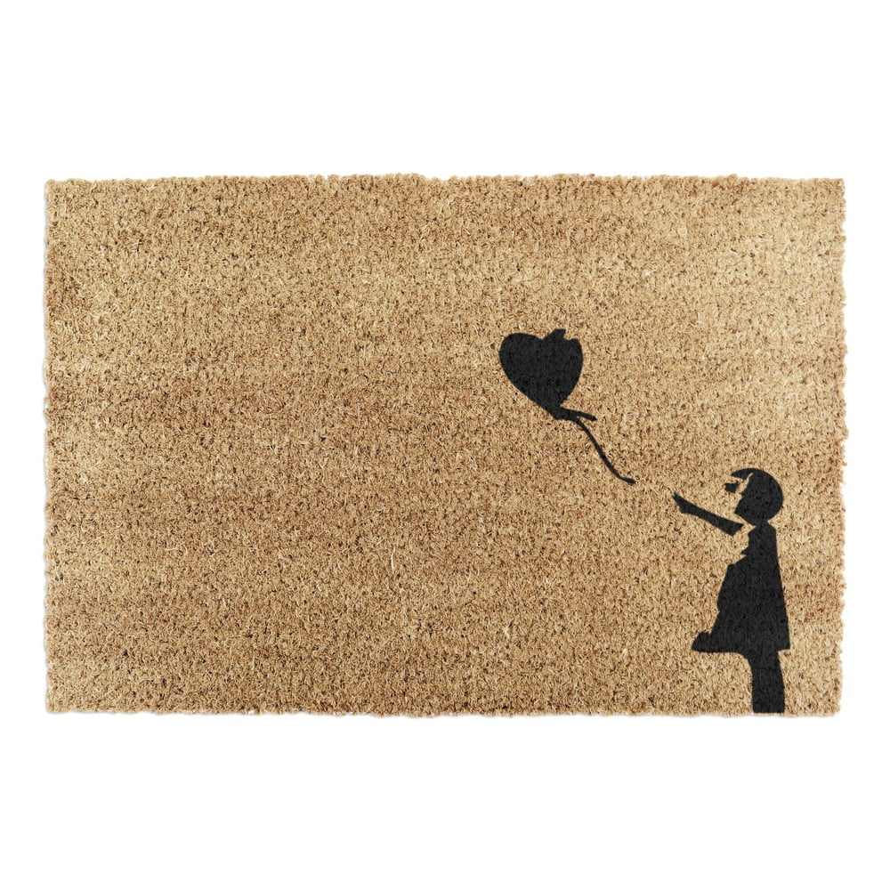 Rohožka z kokosového vlákna 40x60 cm Girl With a Ballon – Artsy Doormats
