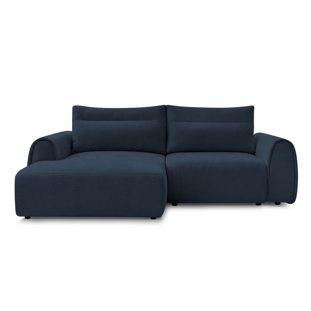 Tmavomodrá rohová pohovka Aden – Bobochic Paris