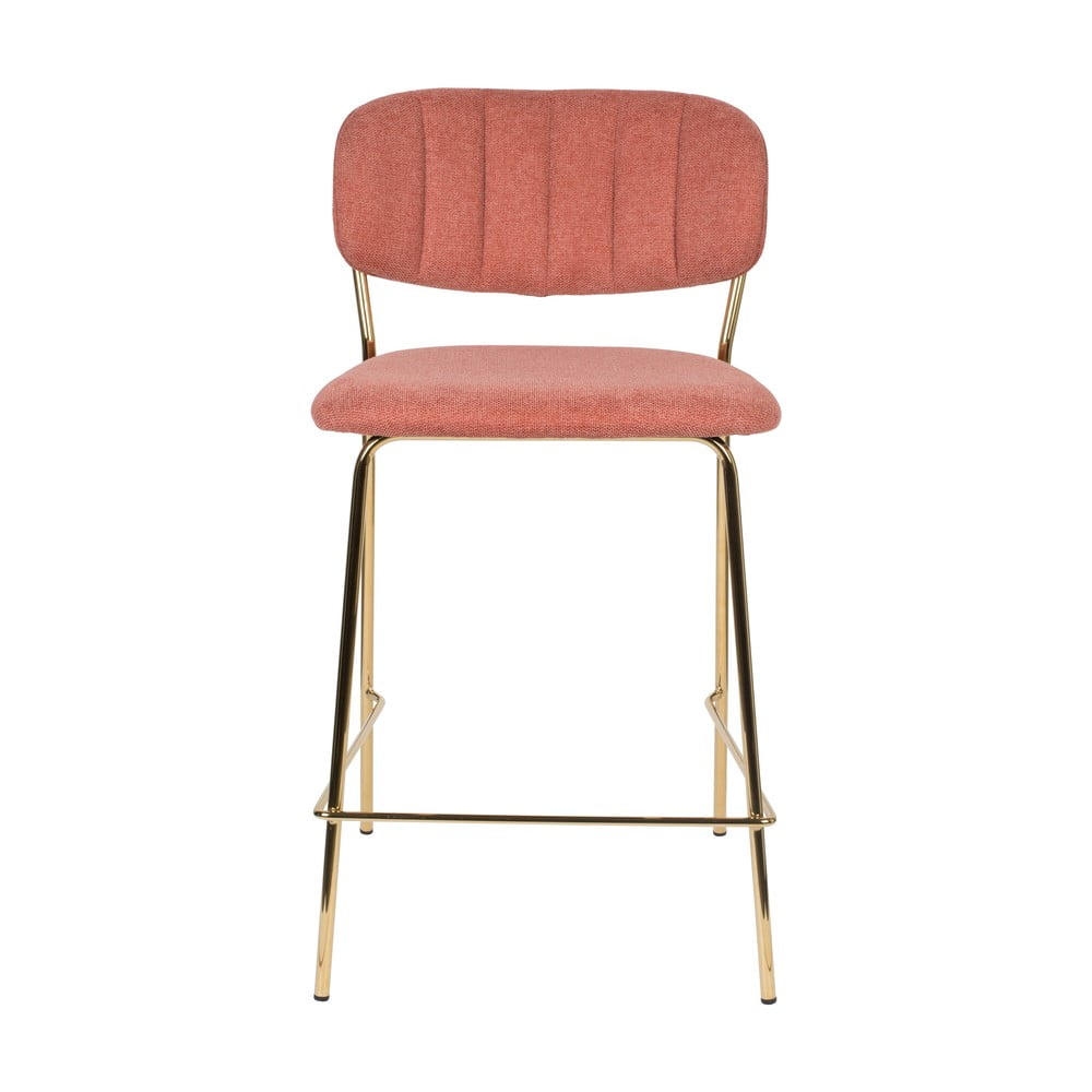 Ružové barové stoličky v súprave 2 ks 89 cm Jolien – White Label