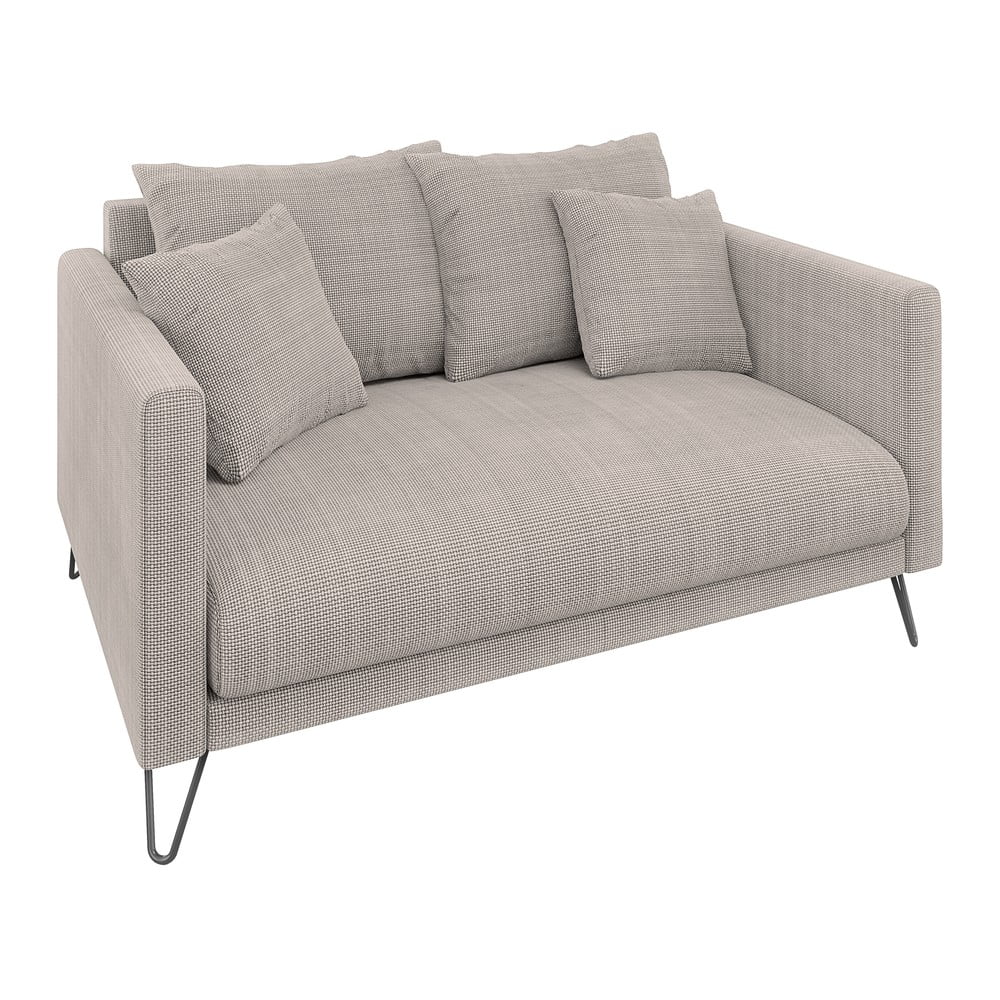 Svetlohnedá ženilková pohovka 140 cm Freya – Ropez