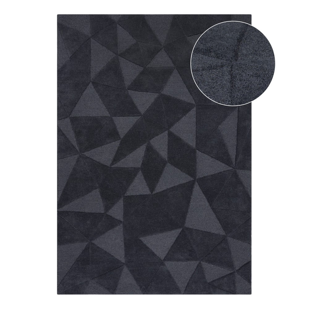 Sivý vlnený koberec 230x160 cm Shard - Flair Rugs