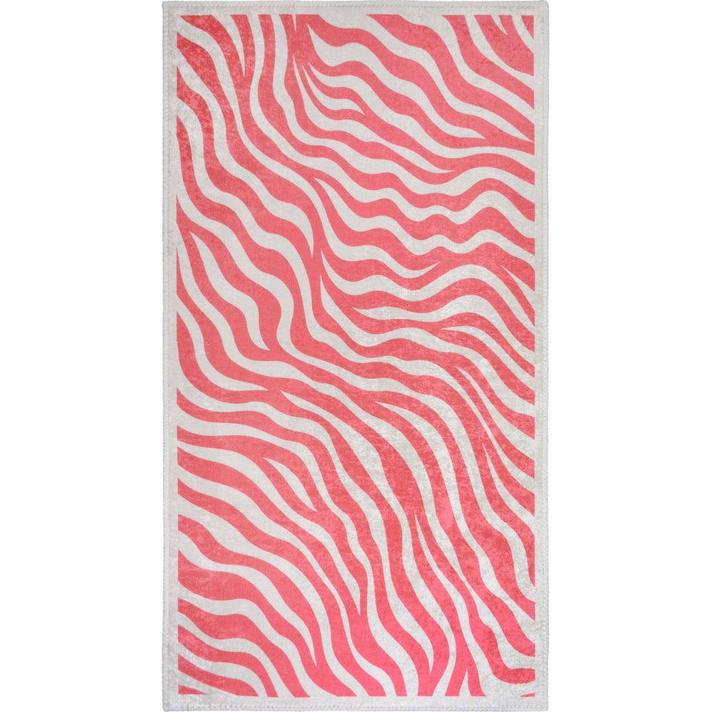 Ružový prateľný koberec 80x150 cm Red Zebra – Vitaus