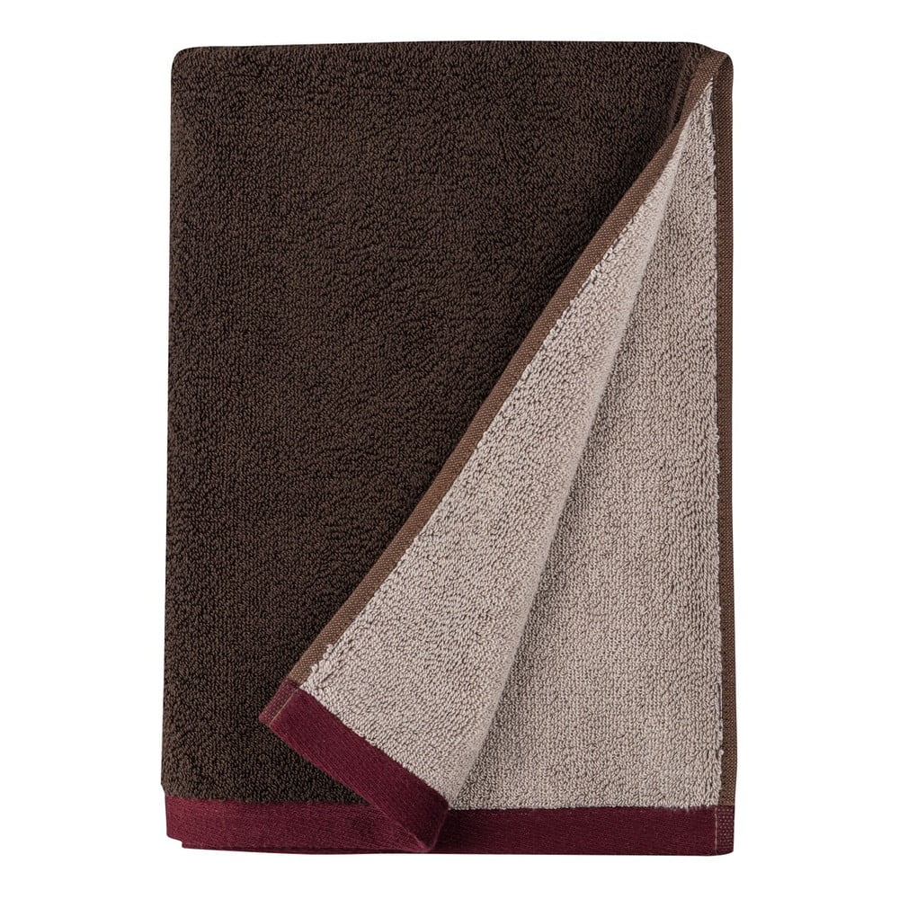 Hnedé froté uteráky v súprave 2 ks z Bio bavlny 40x55 cm Soft – Mette Ditmer Denmark