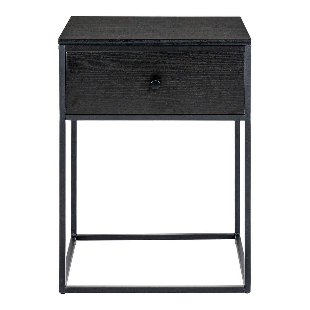Čierny nočný stolík Vita – House Nordic